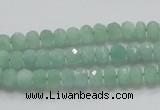 CBJ01 15.5 inches 4*6mm faceted rondelle jade beads wholesale