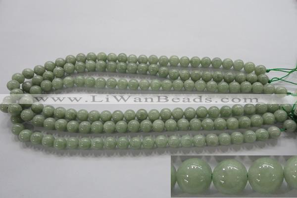 CBJ302 15.5 inches 8mm round natural jade beads