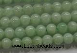 CBJ307 15.5 inches 4mm round A grade natural jade beads