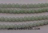 CBJ400 15.5 inches 4mm round natural jade beads wholesale