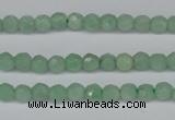 CBJ45 15.5 inches 3mm faceted round jade beads wholesale