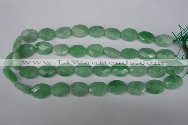 CBJ49 15.5 inches 15*20mm faceted oval jade beads wholesale