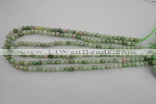 CBJ601 15.5 inches 6mm round jade beads wholesale