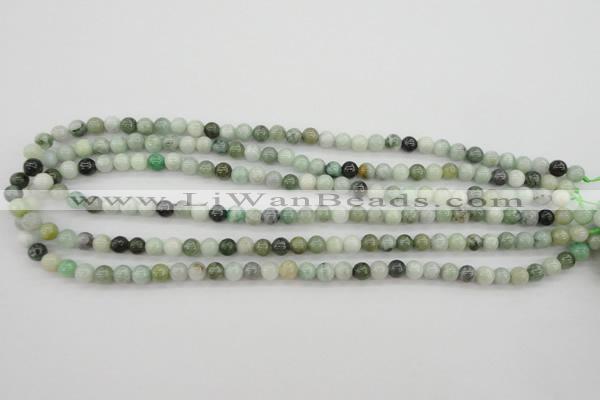 CBJ608 15.5 inches 6mm round jade beads wholesale