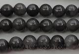 CBJ650 15.5 inches 6mm round black jade beads wholesale