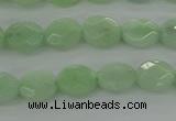 CBJ68 15.5 inches 7*9mm faceted oval jade gemstone beads