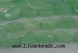 CBJ69 15.5 inches 6*8mm faceted rectangle jade gemstone beads