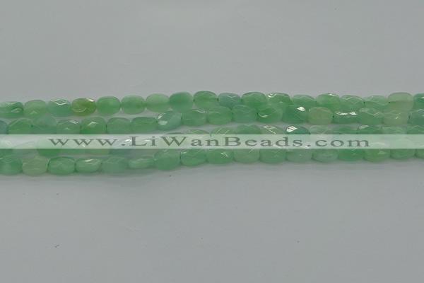 CBJ70 15.5 inches 7*9mm faceted rectangle jade gemstone beads