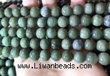 CBJ703 15.5 inches 10mm round green jade beads wholesale