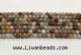 CBJ740 15.5 inches 6mm round petrified wood jade gemstone beads wholesale