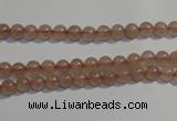 CBQ01 15.5 inches 4mm round strawberry quartz beads wholesale