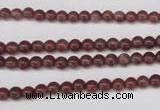 CBQ200 15.5 inches 4mm round strawberry quartz beads wholesale