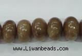 CBQ221 15.5 inches 10*16mm rondelle strawberry quartz beads