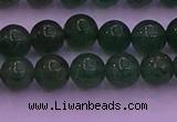 CBQ422 15.5 inches 7mm round green strawberry quartz beads