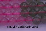 CBQ428 15.5 inches 7mm round mixed strawberry quartz beads