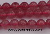 CBQ486 15.5 inches 6mm round strawberry quartz beads wholesale