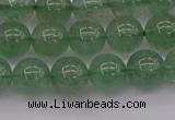 CBQ492 15.5 inches 8mm round green strawberry quartz beads