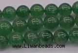 CBQ496 15.5 inches 6mm round green strawberry quartz beads