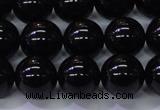 CBQ504 15.5 inches 12mm round natural black quartz beads