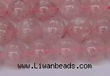 CBQ609 15.5 inches 12mm round natural strawberry quartz beads