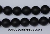 CBS04 15.5 inches 10mm round black stone beads wholesale