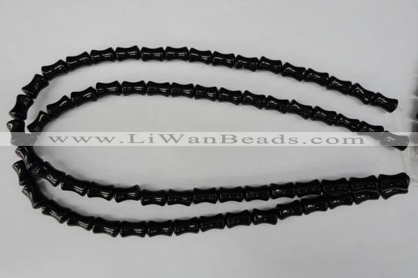 CBS210 15.5 inches 8*12mm bone blackstone beads wholesale