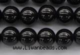 CBS501 15.5 inches 8mm round A grade black spinel beads