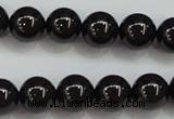 CBS552 15.5 inches 8mm round AA grade black spinel beads