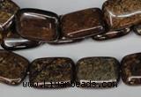 CBZ237 15.5 inches 13*18mm rectangle bronzite gemstone beads