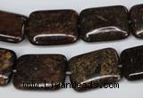 CBZ238 15.5 inches 15*20mm rectangle bronzite gemstone beads