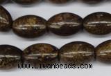 CBZ410 15.5 inches 15*20mm rice bronzite gemstone beads