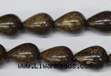 CBZ413 15.5 inches 12*16mm teardrop bronzite gemstone beads