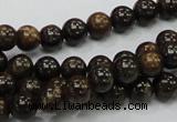 CBZ50 15.5 inches 8mm round bronzite gemstone beads wholesale