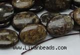 CBZ56 15.5 inches 13*18mm oval bronzite gemstone beads wholesale