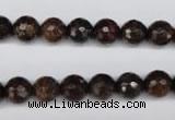 CBZ94 15.5 inches 8mm faceted round bronzite gemstone beads