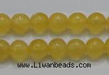 CCA05 15.5 inches 10mm round yellow calcite gemstone beads wholesale