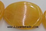 CCA30 15.5 inches 35*38mm – 40*42mm freeform calcite gemstone beads