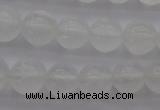 CCA353 15.5 inches 8mm round white calcite beads wholesale