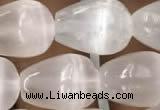 CCA376 15.5 inches 10*14mm teardrop white calcite gemstone beads