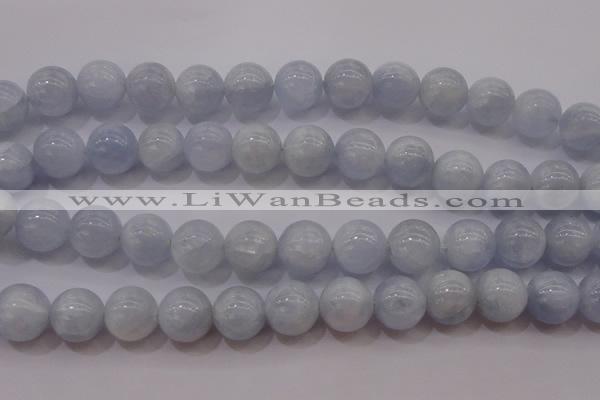 CCA404 15.5 inches 12mm round blue calcite beads wholesale