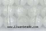 CCA528 15 inches 8mm round white calcite beads wholesale