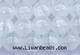 CCA540 15 inches 6mm round white calcite beads