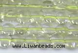 CCB1142 15 inches 4mm faceted coin lemon quartz beads