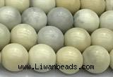 CCB1296 15 inches 8mm round ivory jasper beads