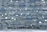 CCB1351 15 inches 2.5mm faceted coin aquamarine beads