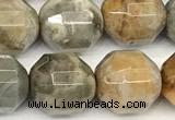 CCB1423 15 inches 9mm - 10mm faceted agate beads