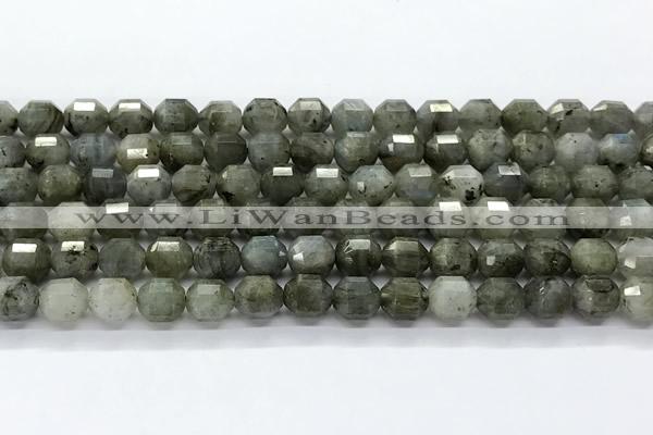 CCB1507 15 inches 7mm - 8mm faceted labradorite beads