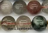 CCB1548 15 inches 10mm round mixed quartz beads