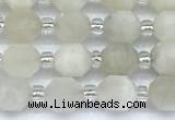 CCB1561 15 inches 5mm - 6mm faceted white moonstone beads