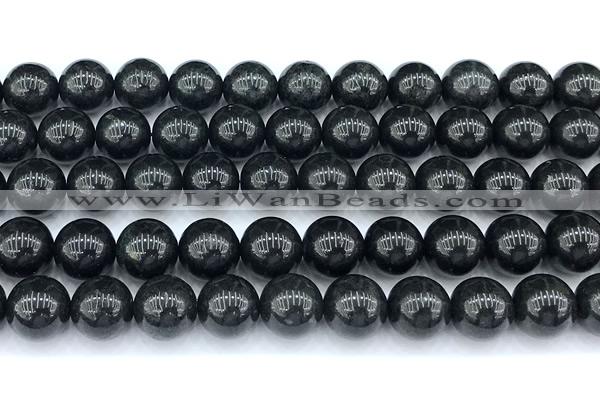 CCB1622 15 inches 10mm round shungite gemstone beads